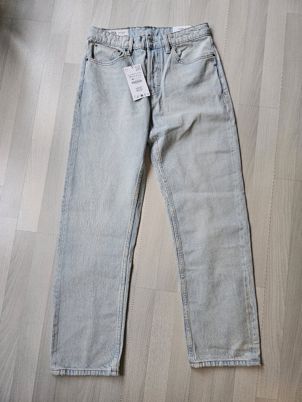 ZARA Light Wash Men’s Jeans - Classic Straight Fit
